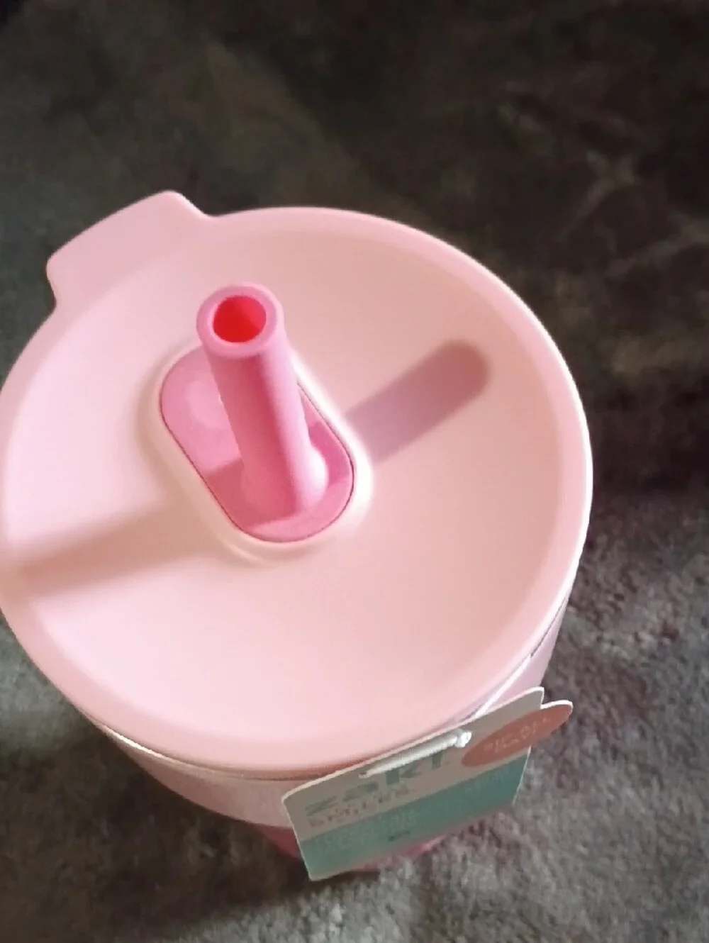 Pink Gradient Insulated Kids Tumbler with Straw